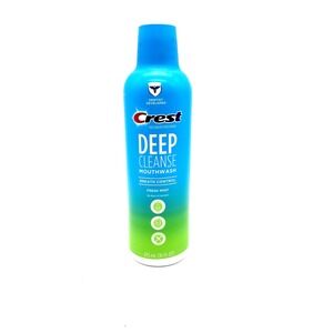 Crest Breath Control Mouthwash Soft Mint 475ml Deep Cleanse Oral Rinse Fresh Min